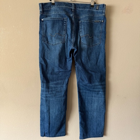 7 For All Mankind Men's Slimmy Denim Jeans Size 36 - Picture 6 of 10